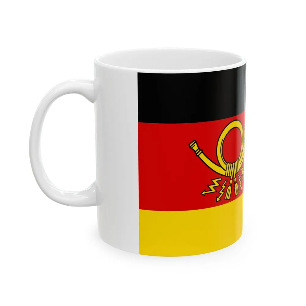 Flag of President of Deutsche Bundespost Germany - White Coffee Mug-Go Mug Yourself