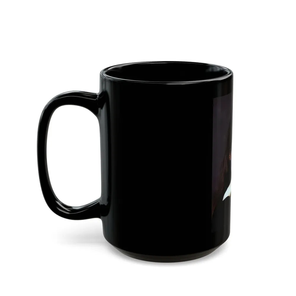 Gila Golan #75 (Vintage Female Icon) Black Coffee Mug-Go Mug Yourself