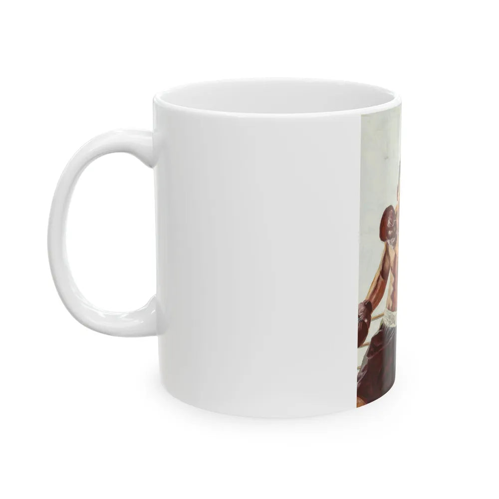 Boxing it Out - White Coffee Mug-Go Mug Yourself