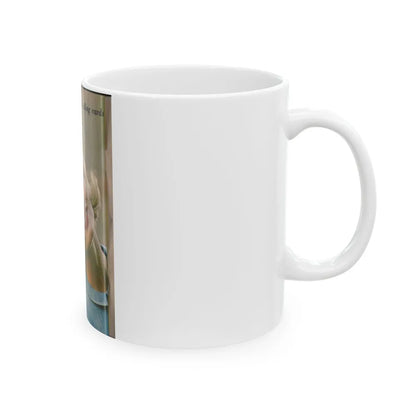 Pat Priest #221 (Vintage Female Icon) White Coffee Mug-Go Mug Yourself