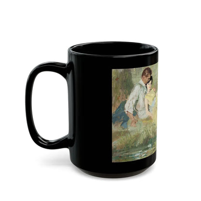 Cosmopolitan magazine illustration - Black Coffee Mug-Go Mug Yourself