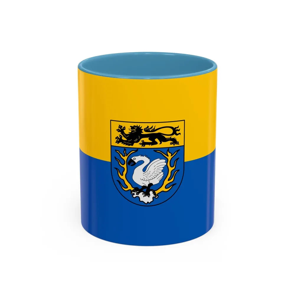 Flag of Aachen Germany - Accent Coffee Mug-11oz-Light Blue-Go Mug Yourself