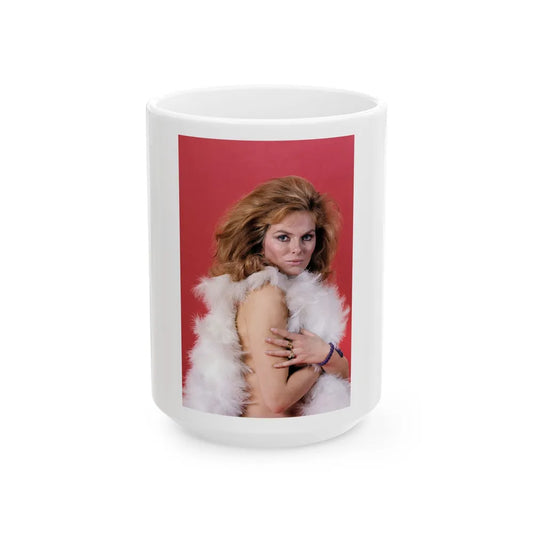 Julie Ege #149 (Vintage Female Icon) White Coffee Mug-15oz-Go Mug Yourself