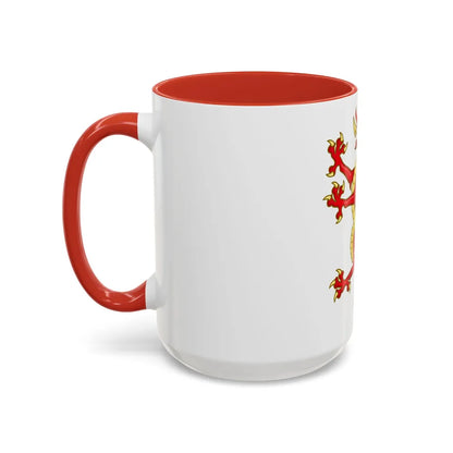 Tudor Dragon Badge - Accent Coffee Mug-Go Mug Yourself