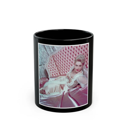 Kim Novak #257 (Vintage Female Icon) Black Coffee Mug-11oz-Go Mug Yourself