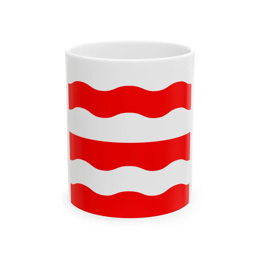 Flag of Morges Switzerland - White Coffee Mug-11oz-Go Mug Yourself