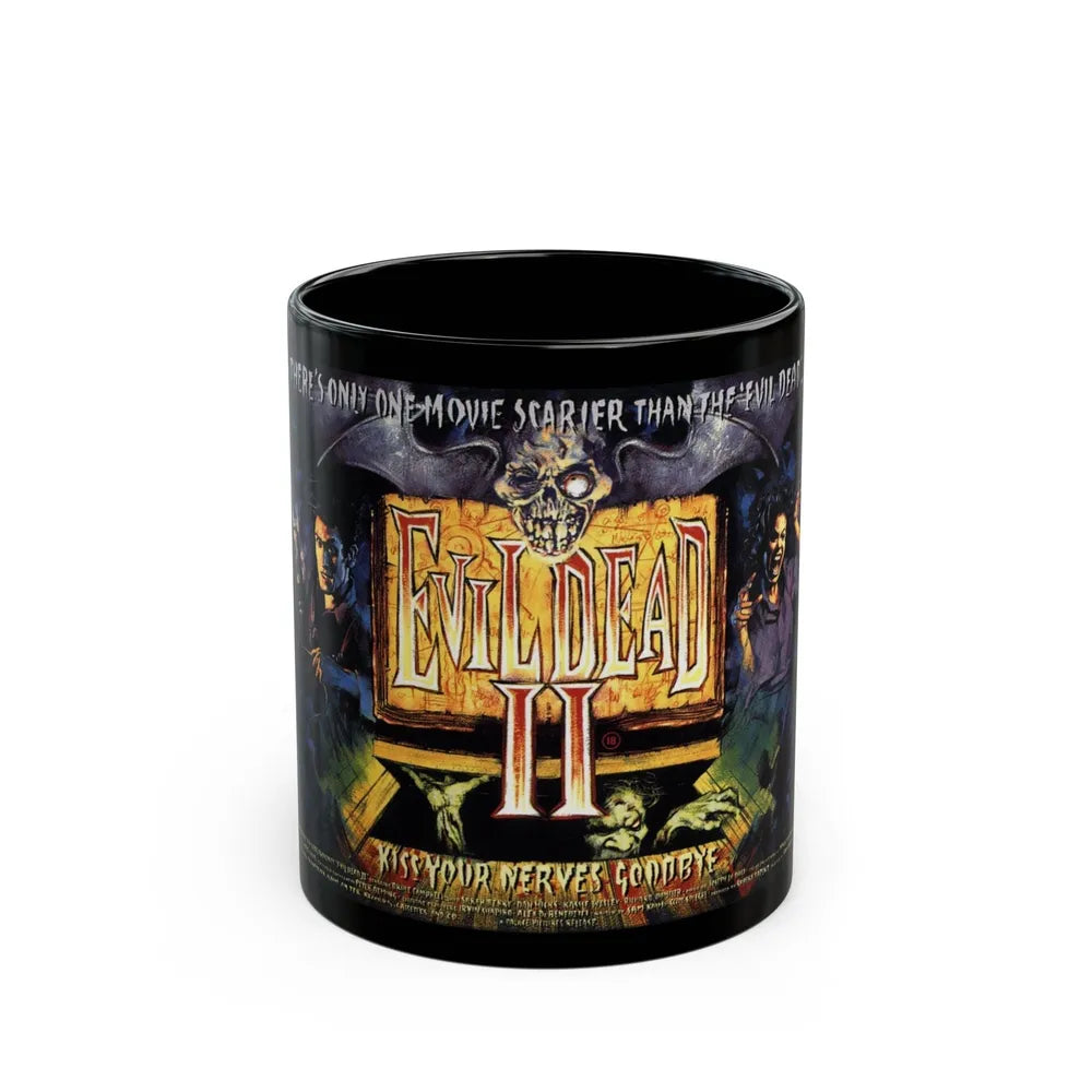 EVIL DEAD 2 (2) 1987 Movie Poster - Black Coffee Mug-11oz-Go Mug Yourself