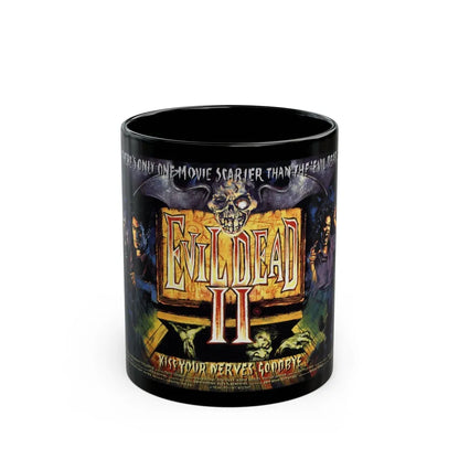 EVIL DEAD 2 (2) 1987 Movie Poster - Black Coffee Mug-11oz-Go Mug Yourself