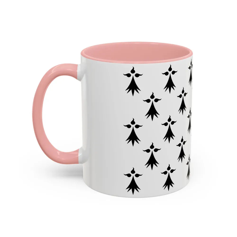 Flag of Bretagne3 France - Accent Coffee Mug-Go Mug Yourself