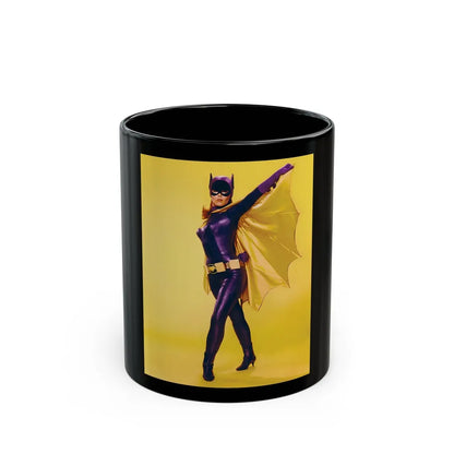 Yvonne Craig #156 - Batgirl Photo (Vintage Female Icon) Black Coffee Mug-11oz-Go Mug Yourself