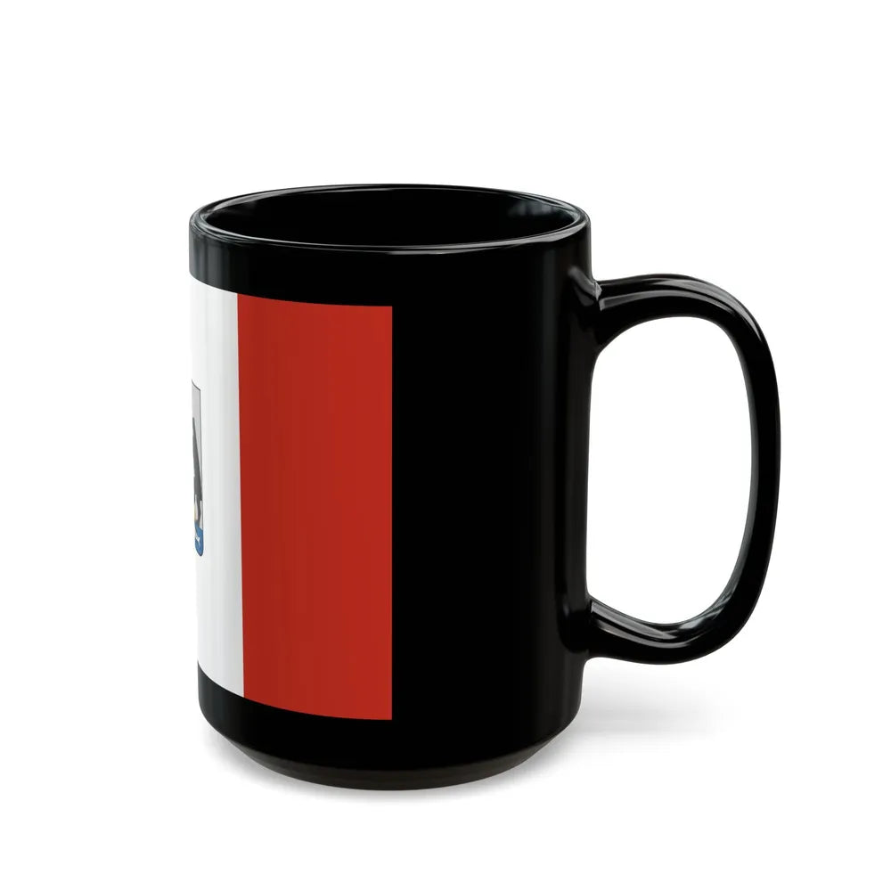 Flag of Novgorod Oblast Russia - Black Coffee Mug-Go Mug Yourself