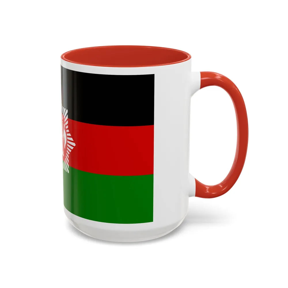 Flag of Afghanistan 1928 - Accent Coffee Mug-Go Mug Yourself