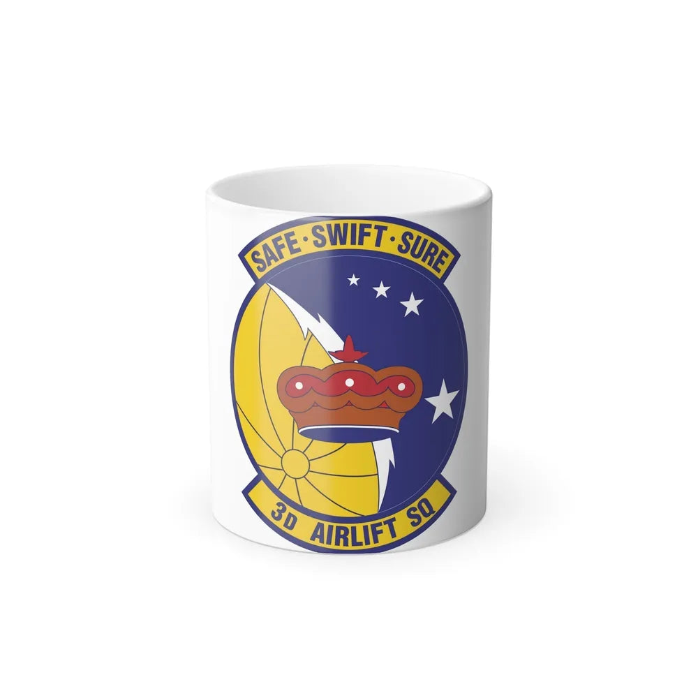 3d Airlift Squadron (U.S. Air Force) Color Changing Coffee Mug-11oz-Go Mug Yourself