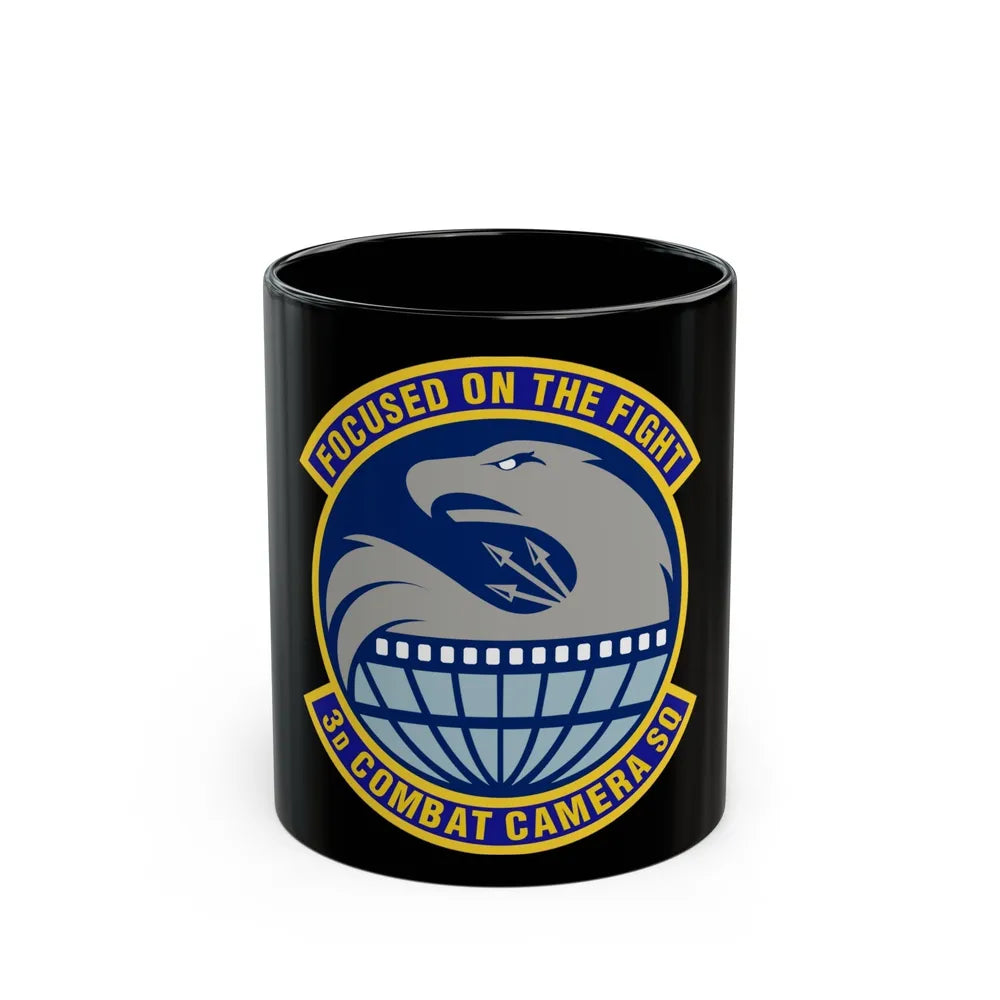 3d Combat Camera Squadron (U.S. Air Force) Black Coffee Mug-11oz-Go Mug Yourself