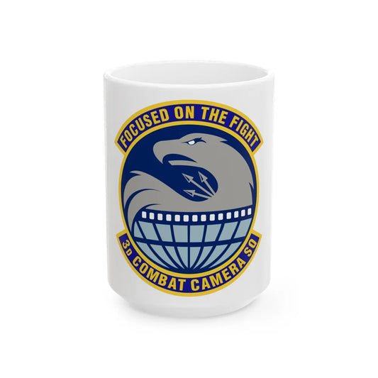 3d Combat Camera Squadron (U.S. Air Force) White Coffee Mug-15oz-Go Mug Yourself