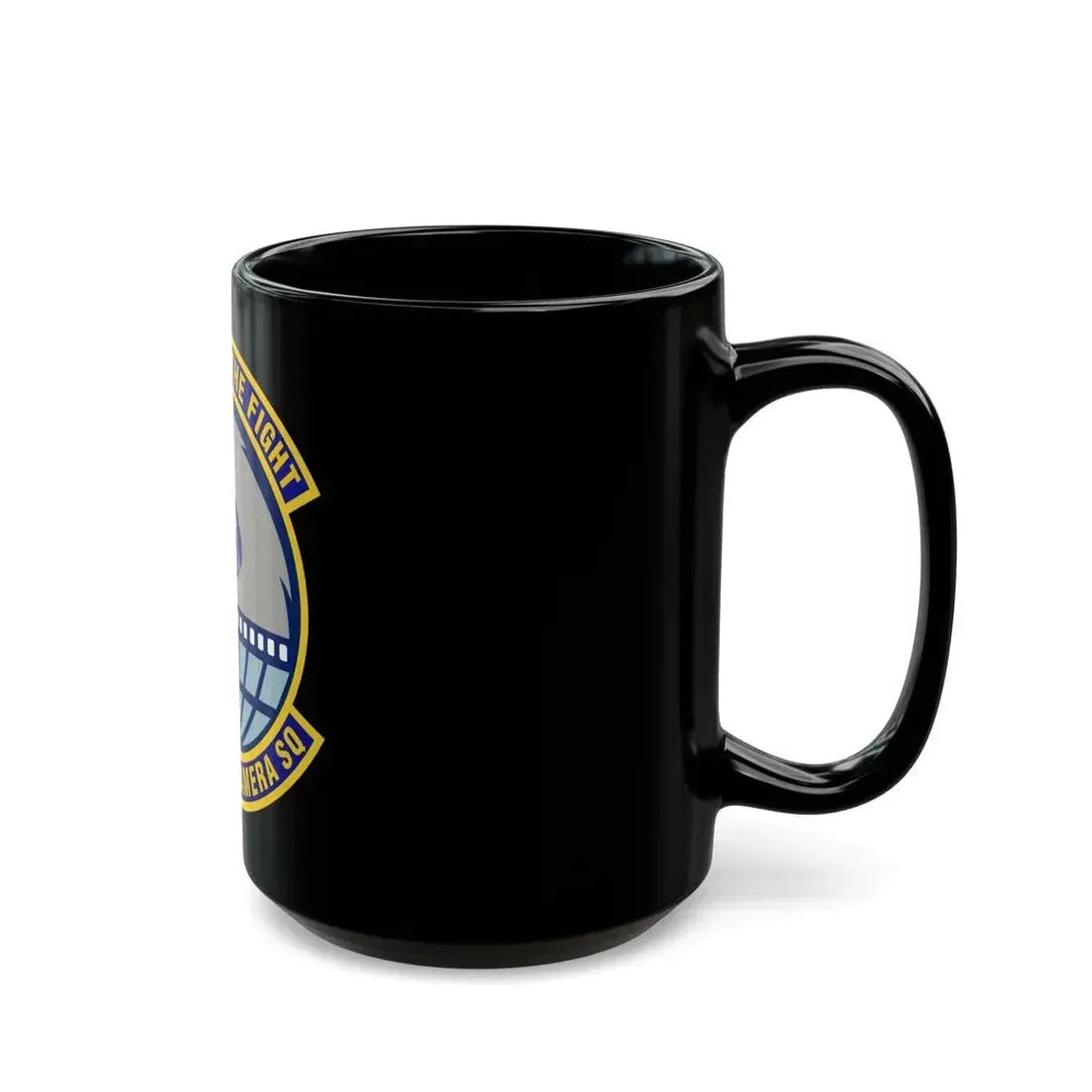 3d Combat Camera Squadron (U.S. Air Force) Black Coffee Mug - Go Mug Yourself