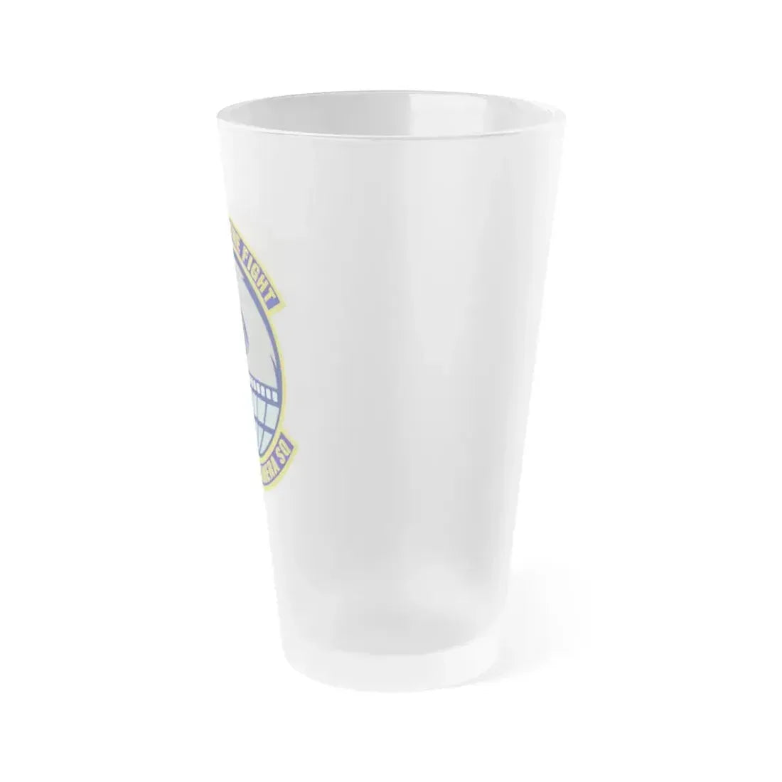 3d Combat Camera Squadron (U.S. Air Force) Frosted Pint Glass 16oz - Go Mug Yourself