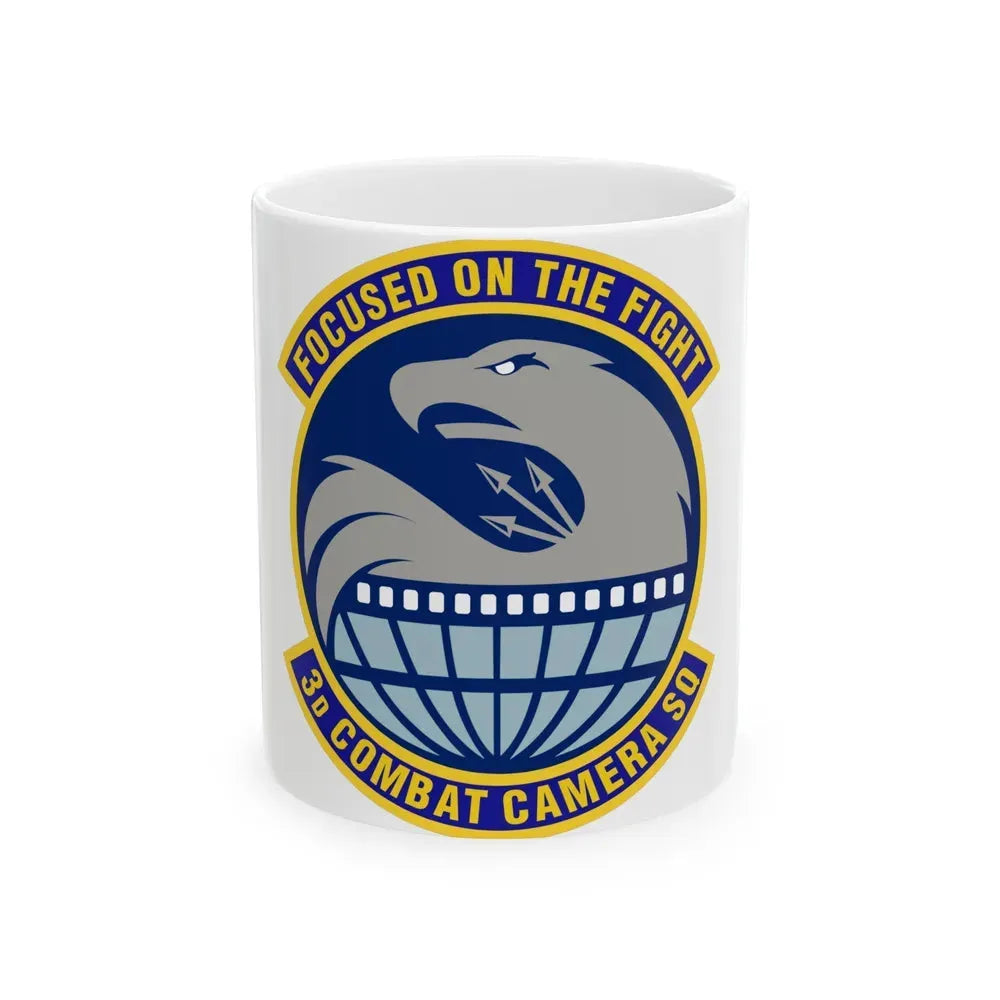 3d Combat Camera Squadron (U.S. Air Force) White Coffee Mug 11oz - Go Mug Yourself