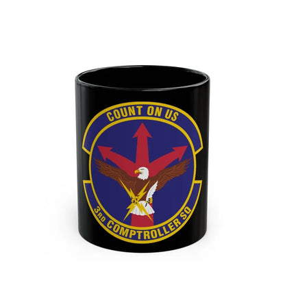 3d Comptroller Squadron (U.S. Air Force) Black Coffee Mug-11oz-Go Mug Yourself