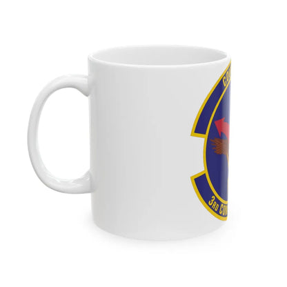 3d Comptroller Squadron (U.S. Air Force) White Coffee Mug-Go Mug Yourself