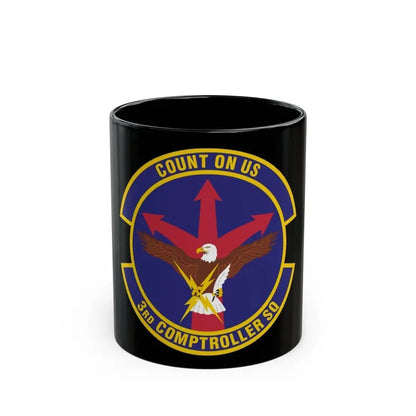 3d Comptroller Squadron (U.S. Air Force) Black Coffee Mug 11oz - Go Mug Yourself