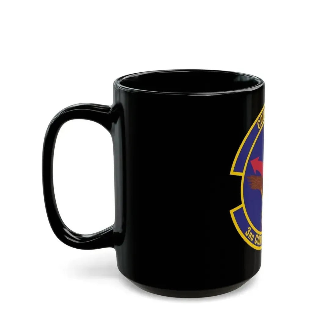3d Comptroller Squadron (U.S. Air Force) Black Coffee Mug - Go Mug Yourself