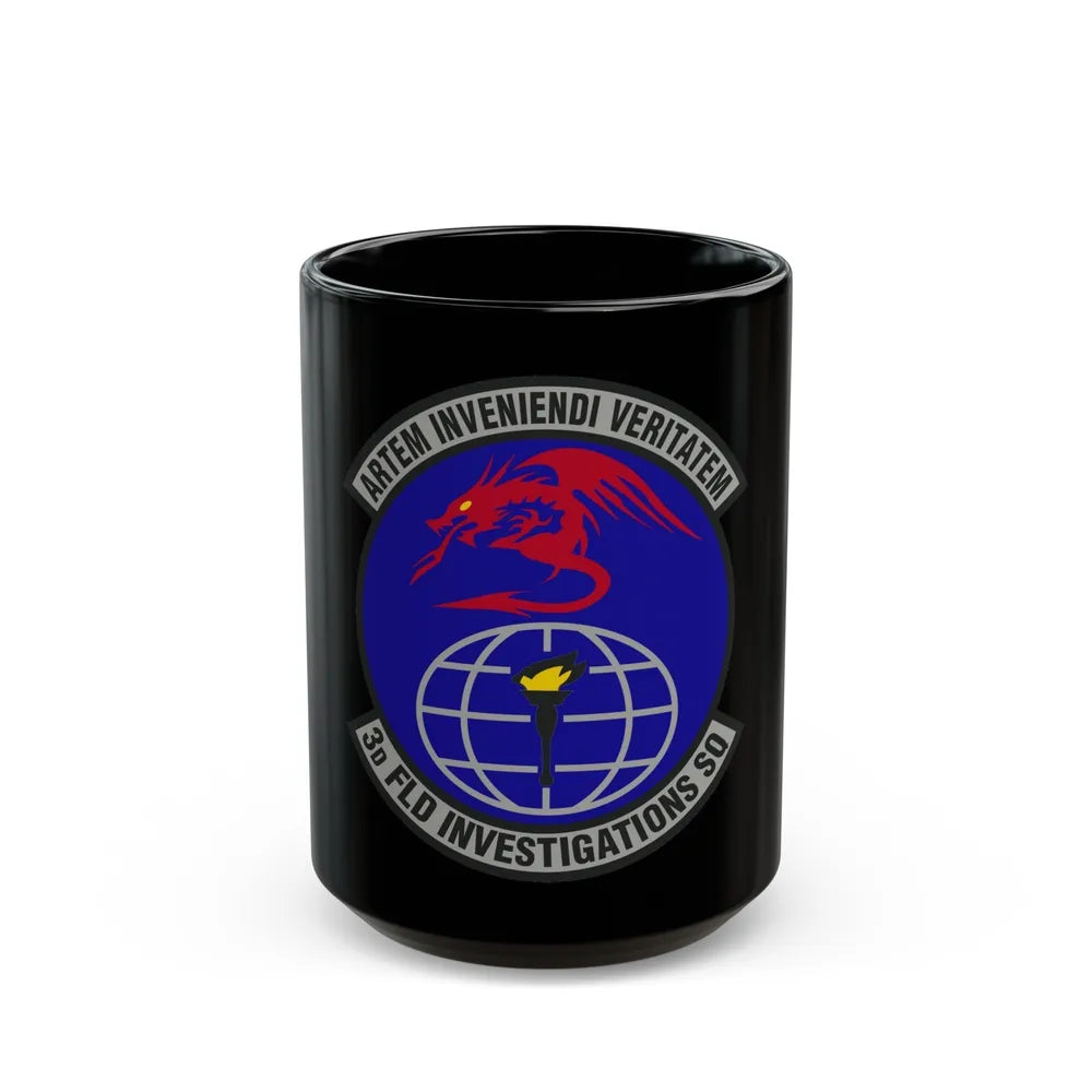 3d Field Investigations Squadron (U.S. Air Force) Black Coffee Mug-15oz-Go Mug Yourself