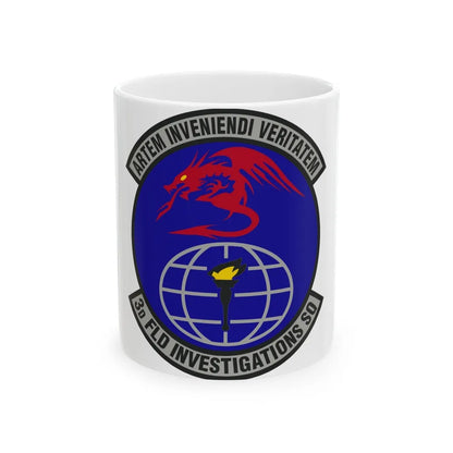 3d Field Investigations Squadron (U.S. Air Force) White Coffee Mug-11oz-Go Mug Yourself