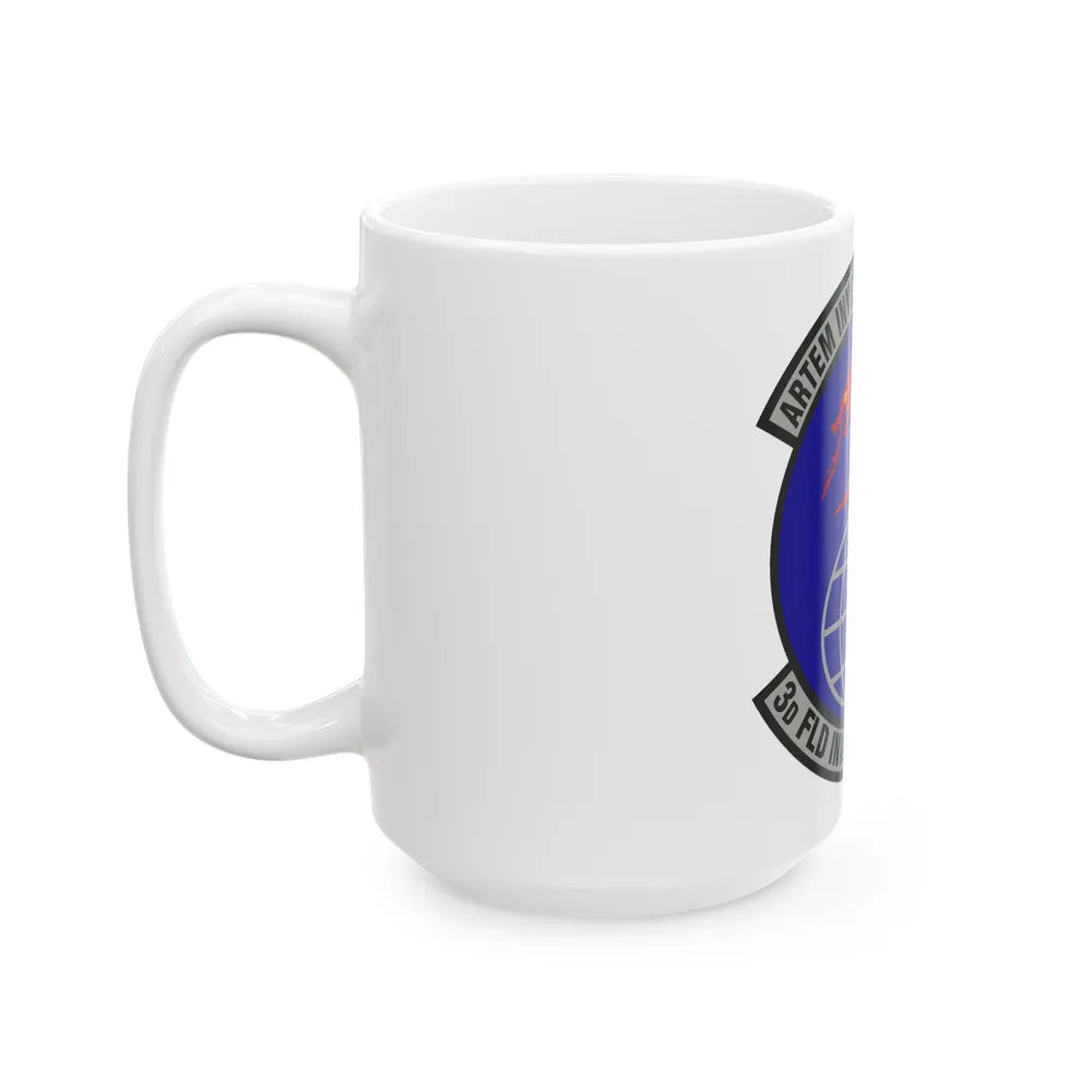 3d Field Investigations Squadron (U.S. Air Force) White Coffee Mug-Go Mug Yourself