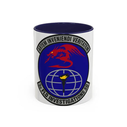 3d Field Investigations Squadron (U.S. Air Force) Accent Coffee Mug 11oz Navy - Go Mug Yourself