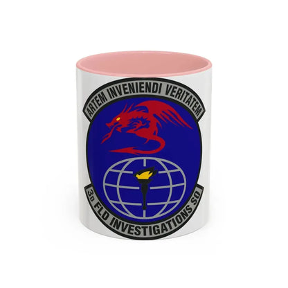 3d Field Investigations Squadron (U.S. Air Force) Accent Coffee Mug 11oz Pink - Go Mug Yourself