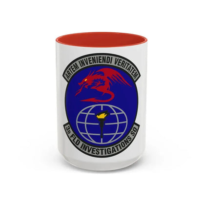 3d Field Investigations Squadron (U.S. Air Force) Accent Coffee Mug 15oz Red - Go Mug Yourself