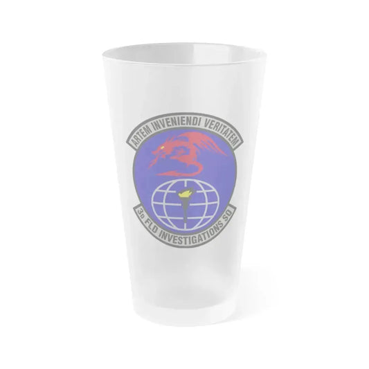 3d Field Investigations Squadron (U.S. Air Force) Frosted Pint Glass 16oz 16oz Frosted - Go Mug Yourself