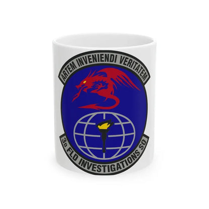 3d Field Investigations Squadron (U.S. Air Force) White Coffee Mug 11oz - Go Mug Yourself