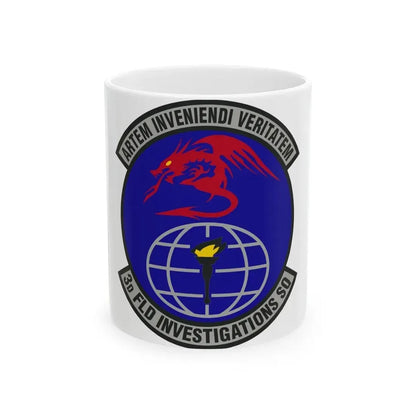 3d Field Investigations Squadron (U.S. Air Force) White Coffee Mug 11oz - Go Mug Yourself