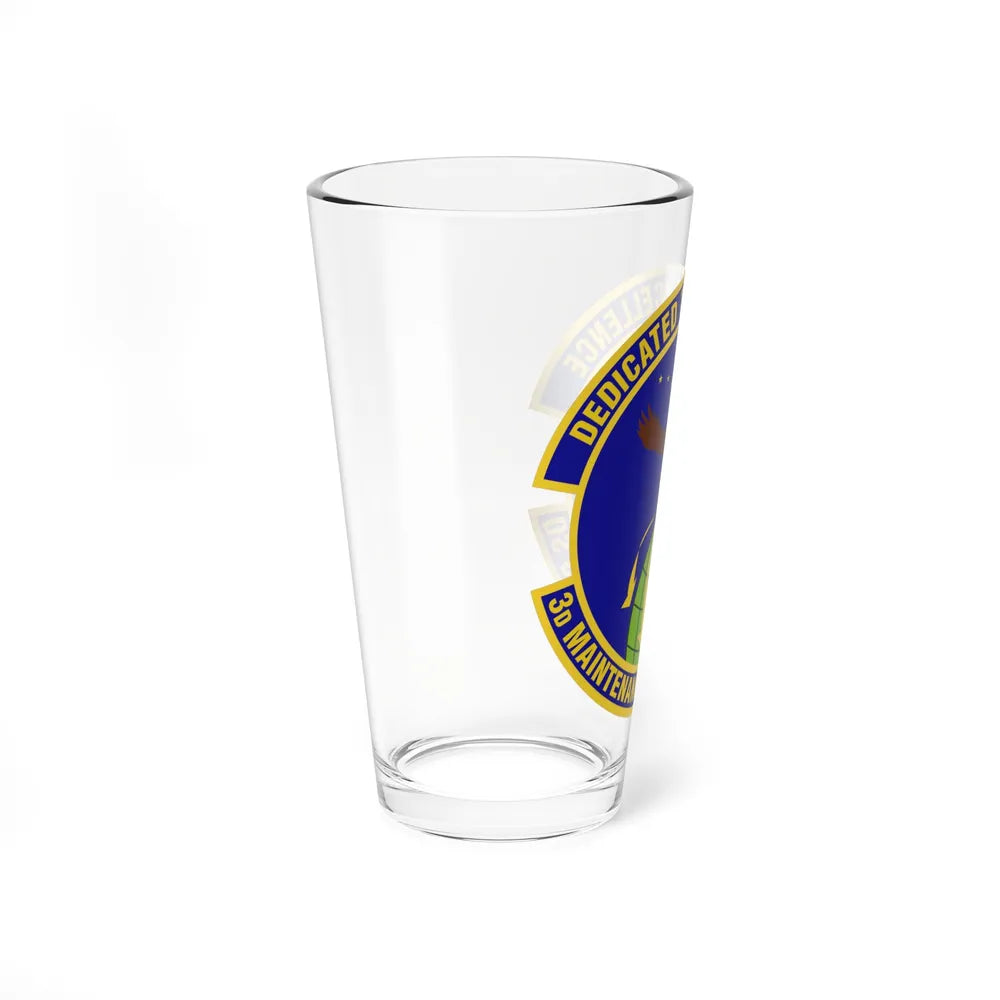 3d Maintenance Operations Squadron (U.S. Air Force) Pint Glass 16oz-Go Mug Yourself