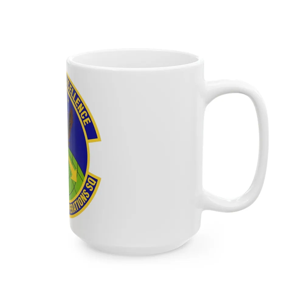 3d Maintenance Operations Squadron (U.S. Air Force) White Coffee Mug-Go Mug Yourself