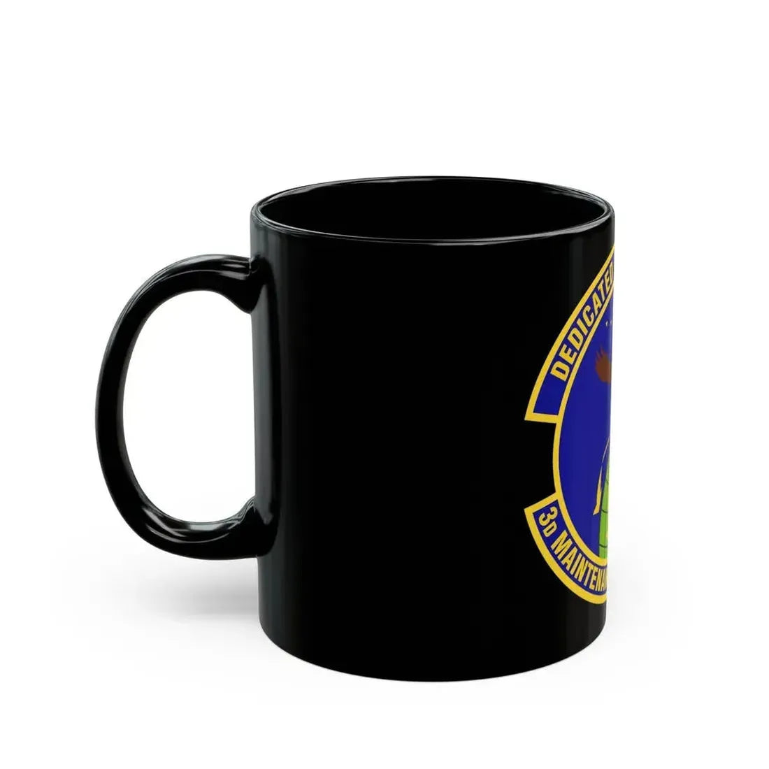 3d Maintenance Operations Squadron (U.S. Air Force) Black Coffee Mug - Go Mug Yourself