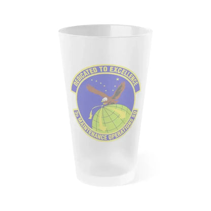 3d Maintenance Operations Squadron (U.S. Air Force) Frosted Pint Glass 16oz 16oz Frosted - Go Mug Yourself