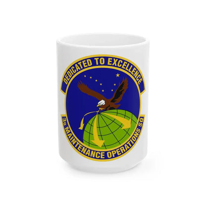 3d Maintenance Operations Squadron (U.S. Air Force) White Coffee Mug 15oz - Go Mug Yourself