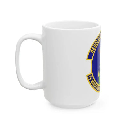 3d Maintenance Operations Squadron (U.S. Air Force) White Coffee Mug - Go Mug Yourself