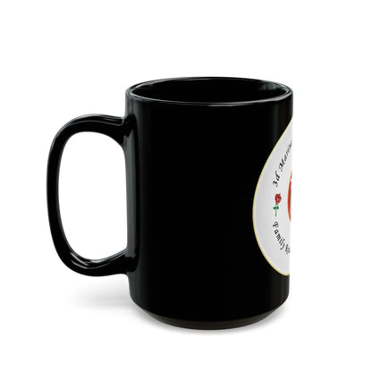 3d Marines Logistics Group Family Readiness Volunteer (USMC) Black Coffee Mug-Go Mug Yourself