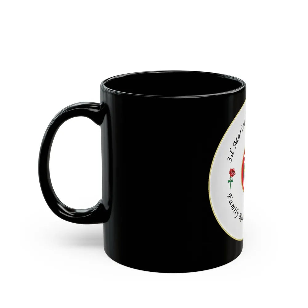 3d Marines Logistics Group Family Readiness Volunteer (USMC) Black Coffee Mug-Go Mug Yourself