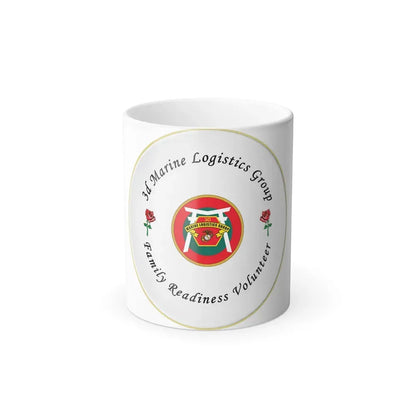 3d Marines Logistics Group Family Readiness Volunteer (USMC) Color Changing Coffee Mug 11oz - Go Mug Yourself