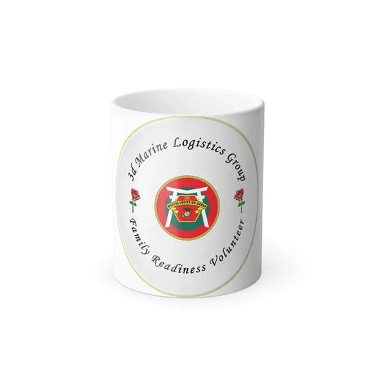 3d Marines Logistics Group Family Readiness Volunteer (USMC) Color Changing Coffee Mug 11oz - Go Mug Yourself