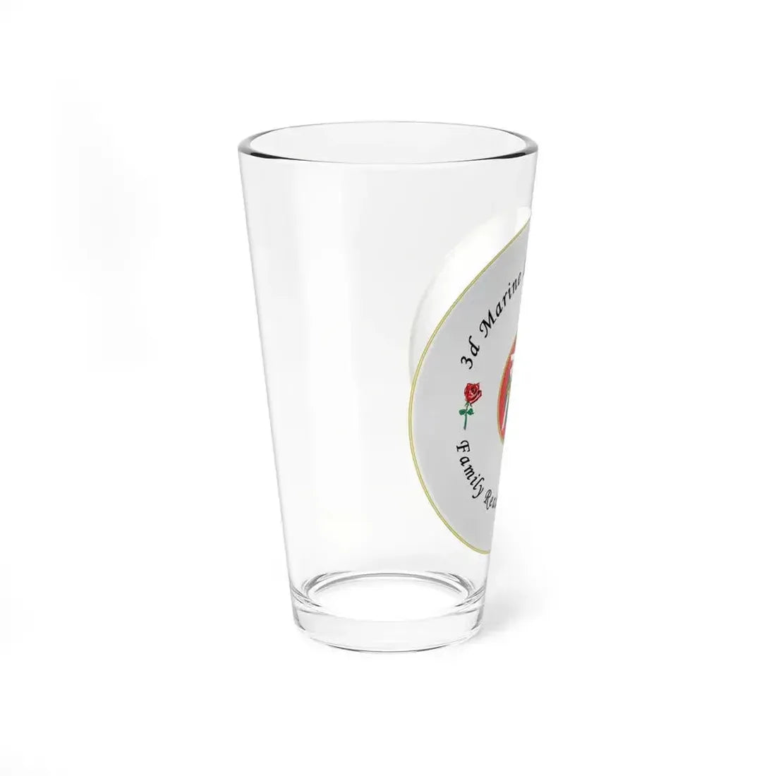 3d Marines Logistics Group Family Readiness Volunteer (USMC) Pint Glass 16oz - Go Mug Yourself
