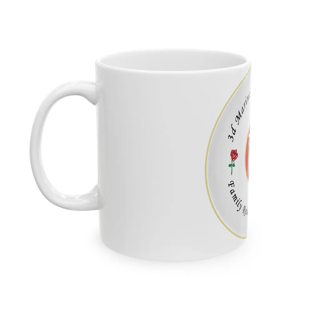 3d Marines Logistics Group Family Readiness Volunteer (USMC) White Coffee Mug-Go Mug Yourself