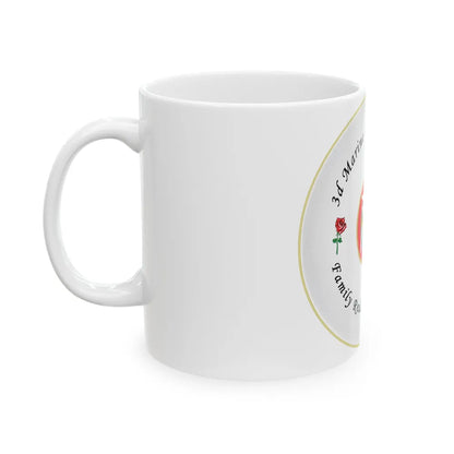 3d Marines Logistics Group Family Readiness Volunteer (USMC) White Coffee Mug-Go Mug Yourself