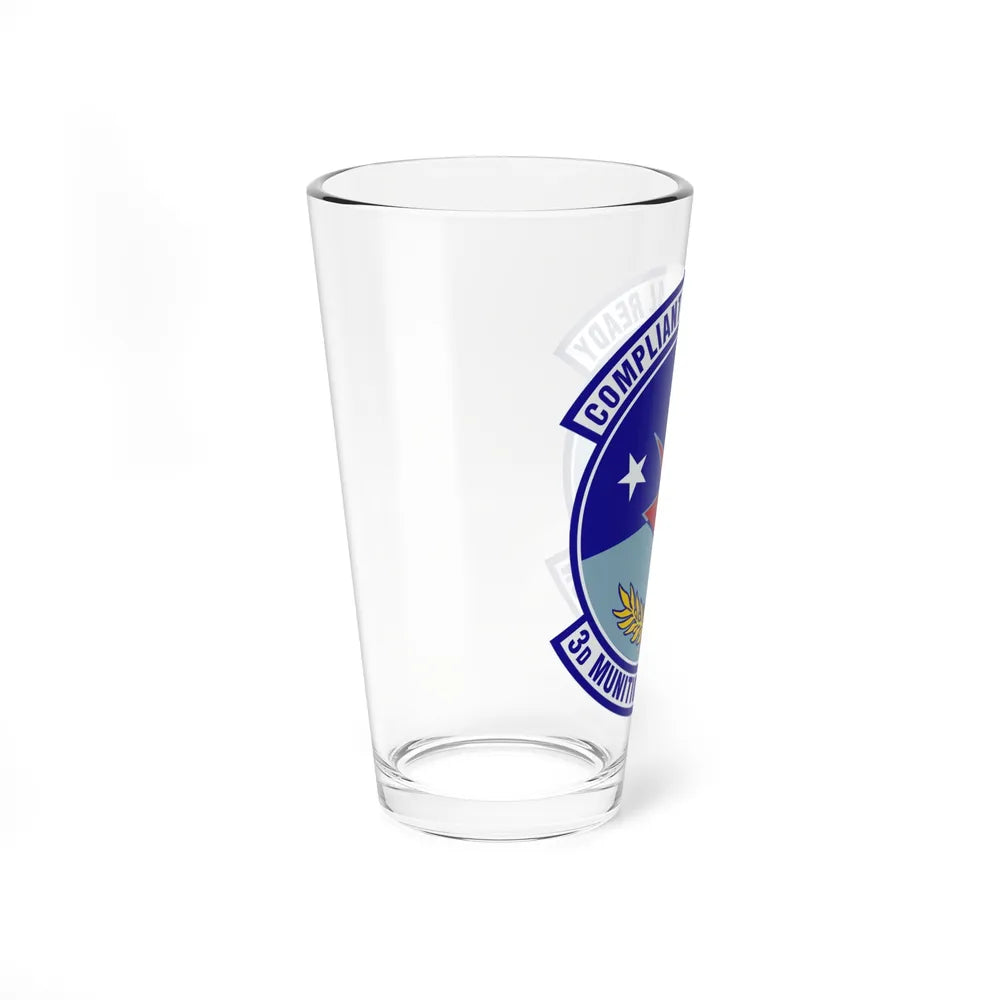 3d Munitions Squadron (U.S. Air Force) Pint Glass 16oz-Go Mug Yourself