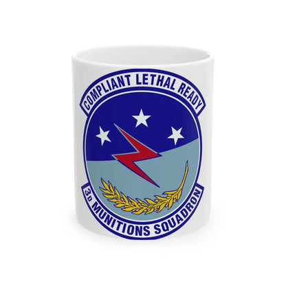 3d Munitions Squadron (U.S. Air Force) White Coffee Mug-11oz-Go Mug Yourself